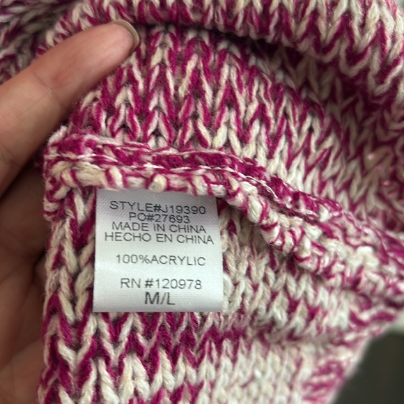 Entro Long Sleeve Long Sweater NWT Size M/L - Picture 7 of 7